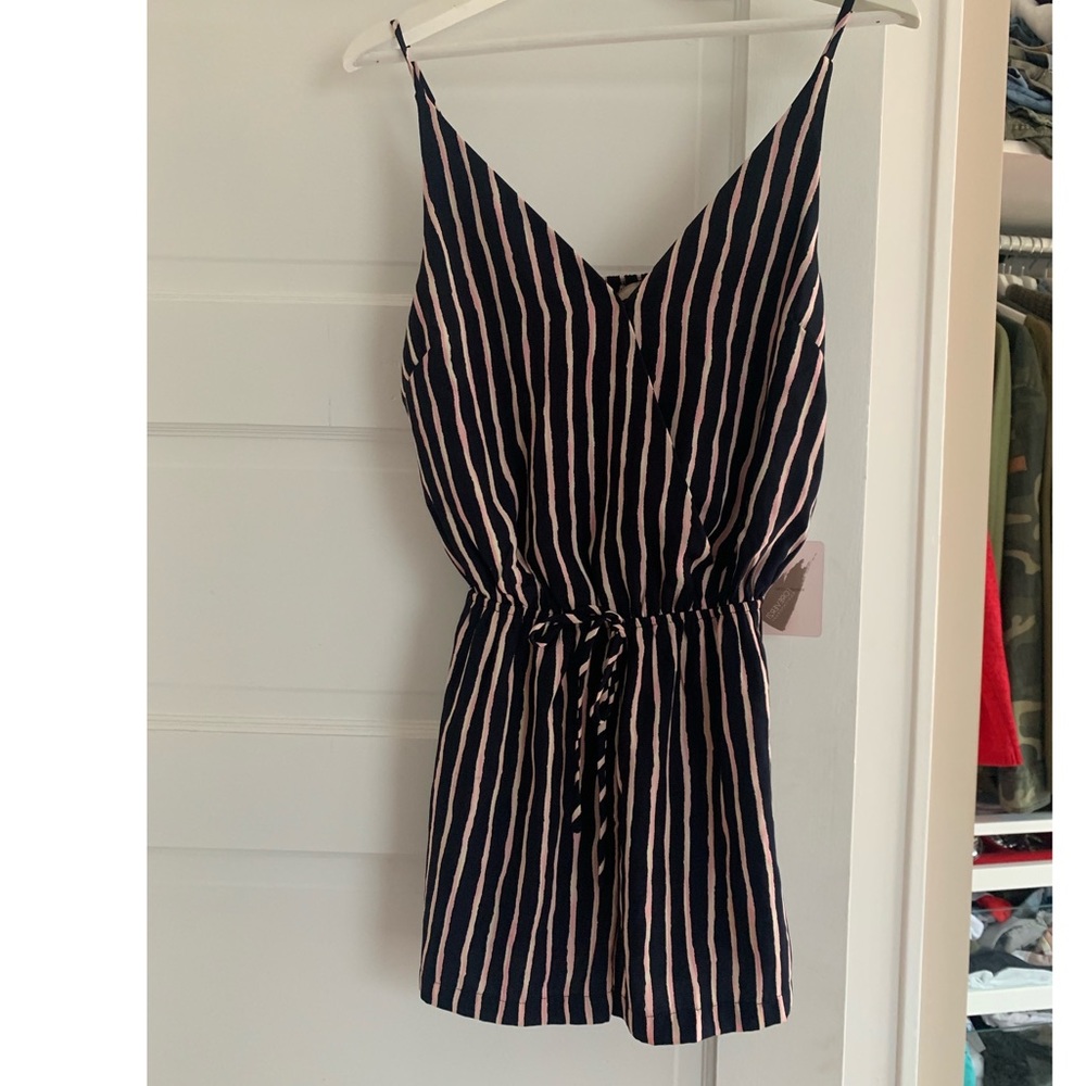 NWT forever 21 striped romper size small